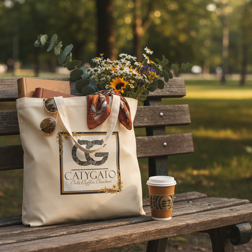 CatyGato Logo Eco Tote Bag 2