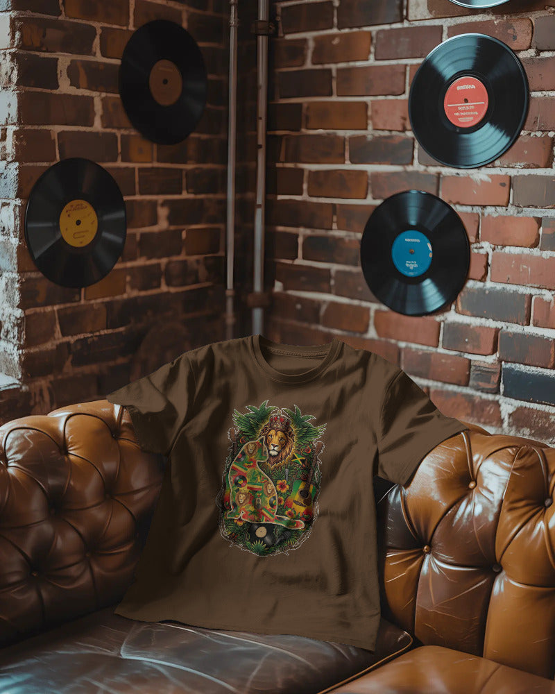 CatyGato Music Inspired Organic Cotton T-Shirt 2 (Reggae)
