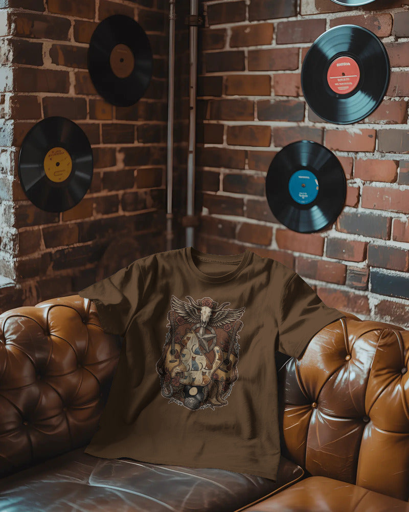 CatyGato Music Inspired Organic Cotton T-Shirt 3 (Country)