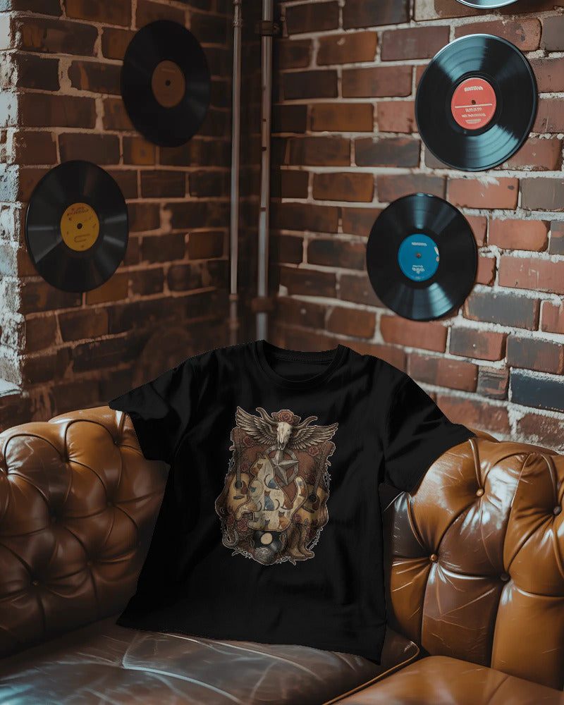CatyGato Music Inspired Organic Cotton T-Shirt 3 (Country)