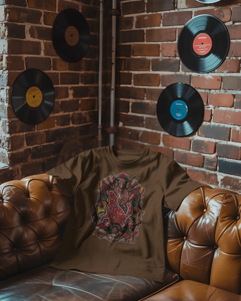 CatyGato Music Inspired Organic Cotton T-Shirt 6 (Latin Music)
