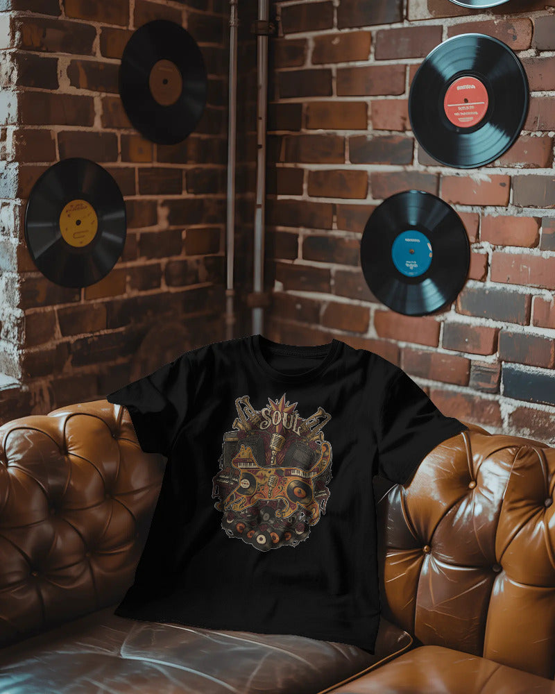 CatyGato Music Inspired Organic Cotton T-Shirt 7 (Soul)