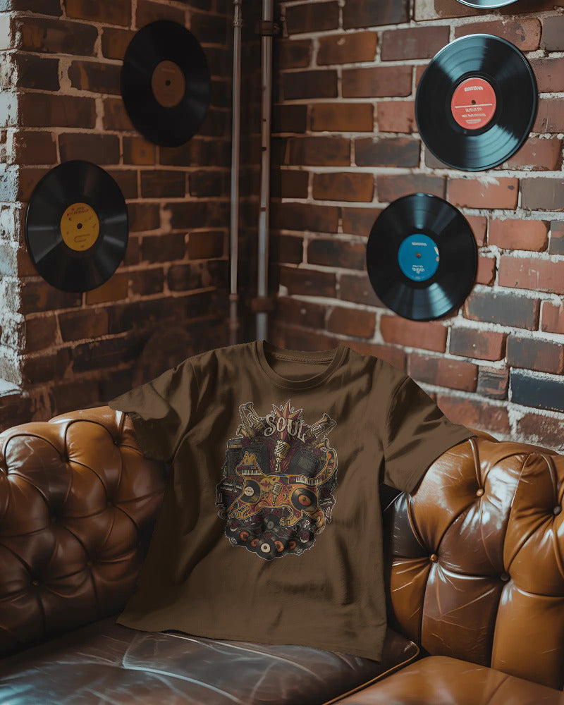 CatyGato Music Inspired Organic Cotton T-Shirt 7 (Soul)