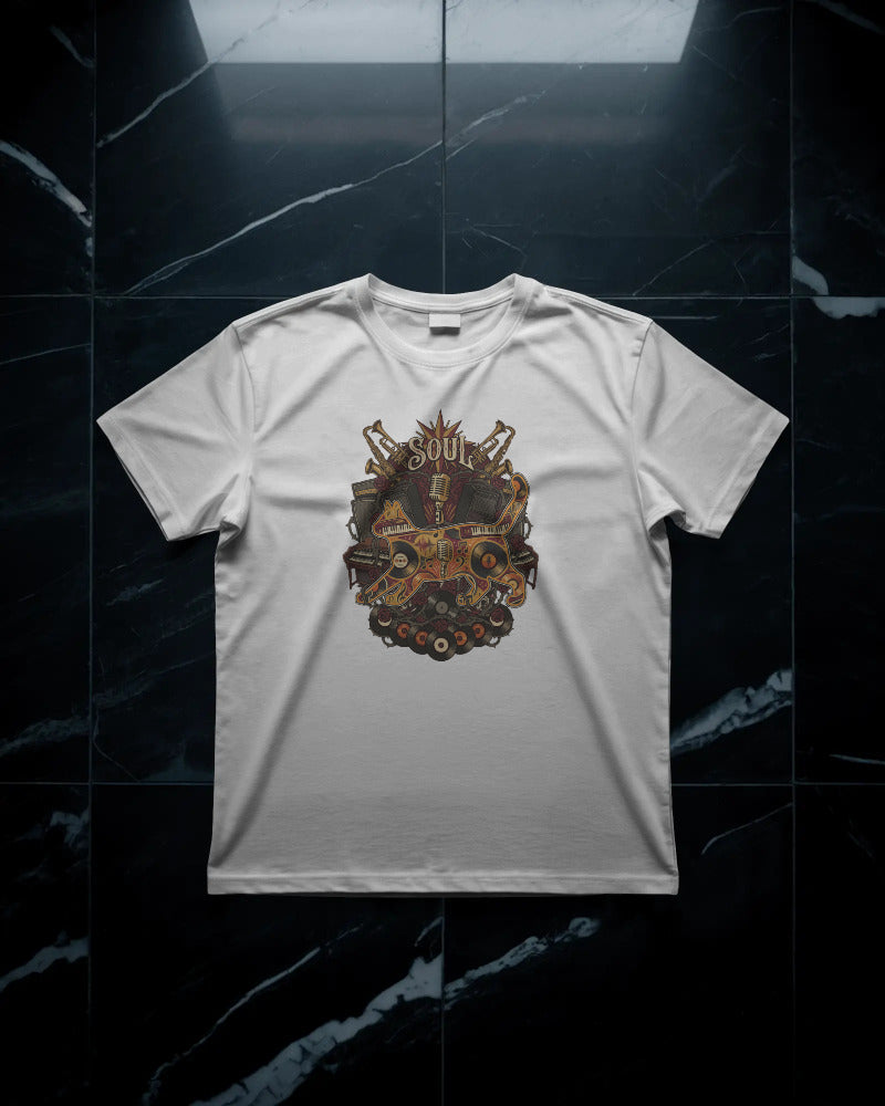 CatyGato Music Inspired Organic Cotton T-Shirt 7 (Soul)