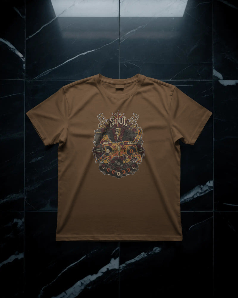 CatyGato Music Inspired Organic Cotton T-Shirt 7 (Soul)