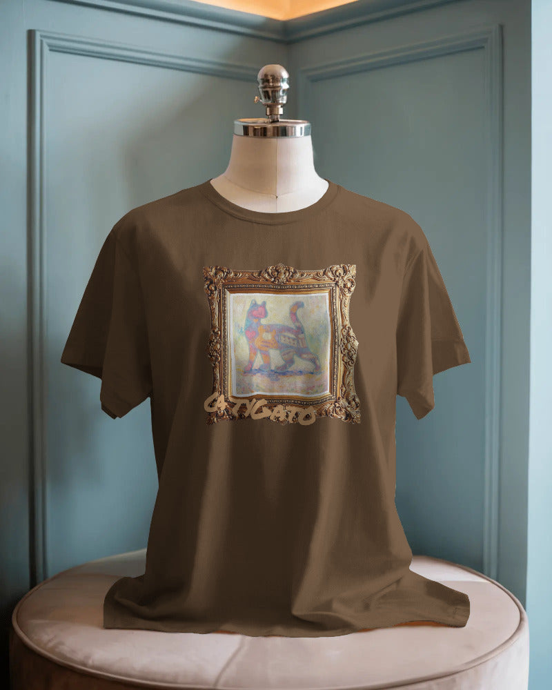 CatyGato Fine Art Inspired Organic Cotton T-Shirt 5
