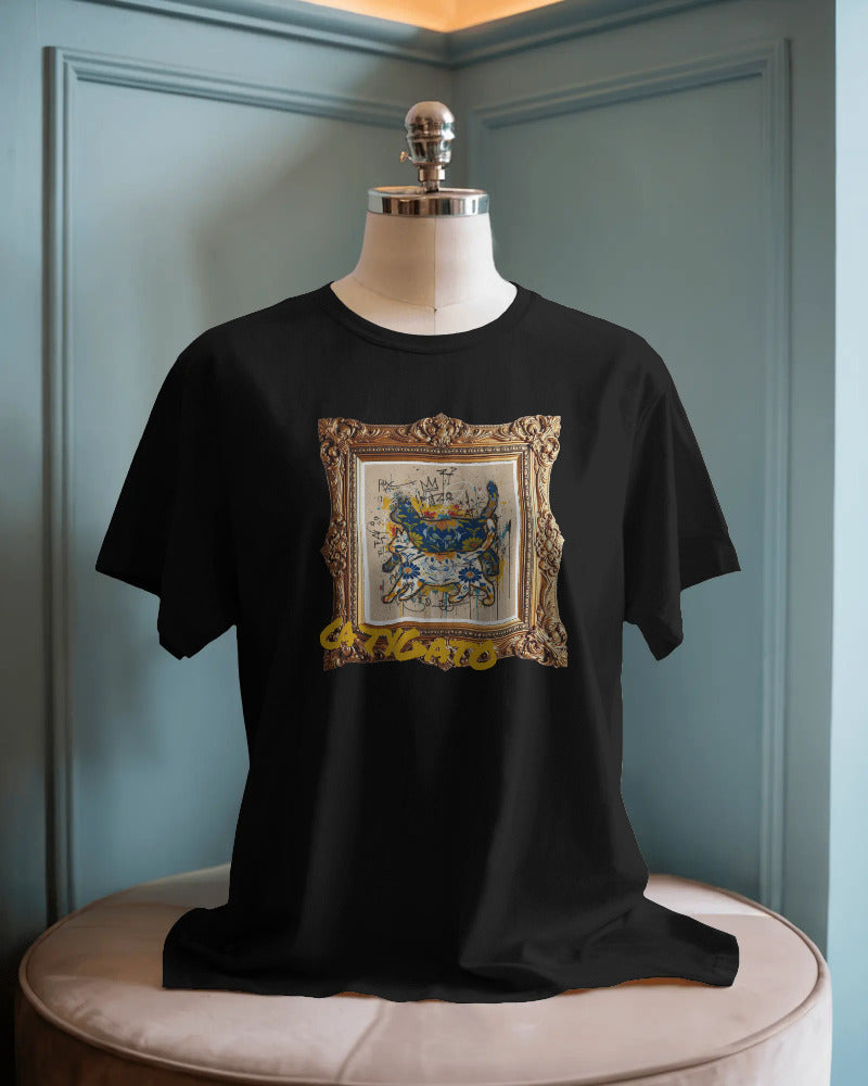 CatyGato Fine Art Inspired Organic Cotton T-Shirt 4