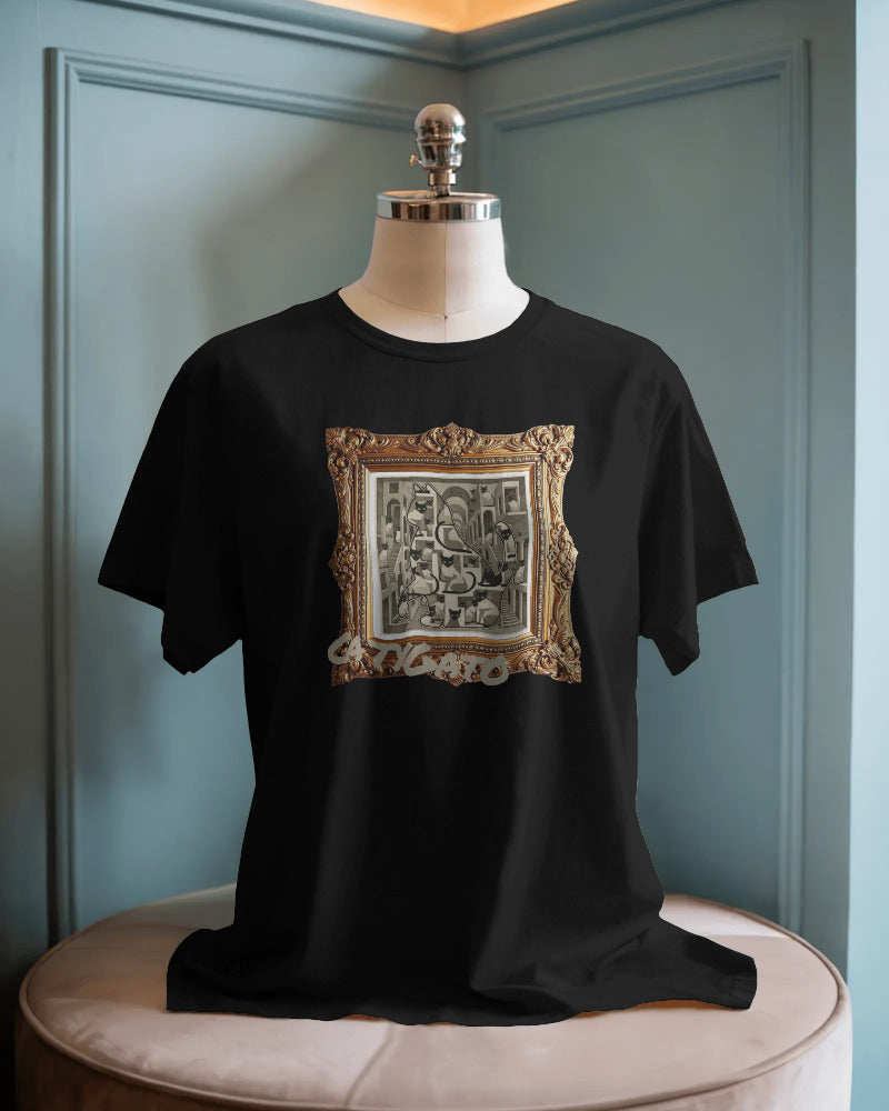 CatyGato Fine Art Inspired Organic Cotton T-Shirt 1