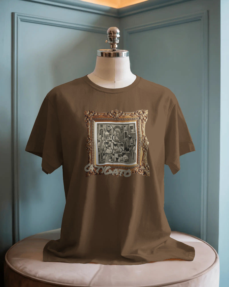 CatyGato Fine Art Inspired Organic Cotton T-Shirt 1