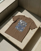 CatyGato Surreal Cat Organic Cotton T-Shirt 1