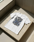 CatyGato Surreal Cat Organic Cotton T-Shirt 1