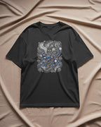 CatyGato Surreal Cat Organic Cotton T-Shirt 1