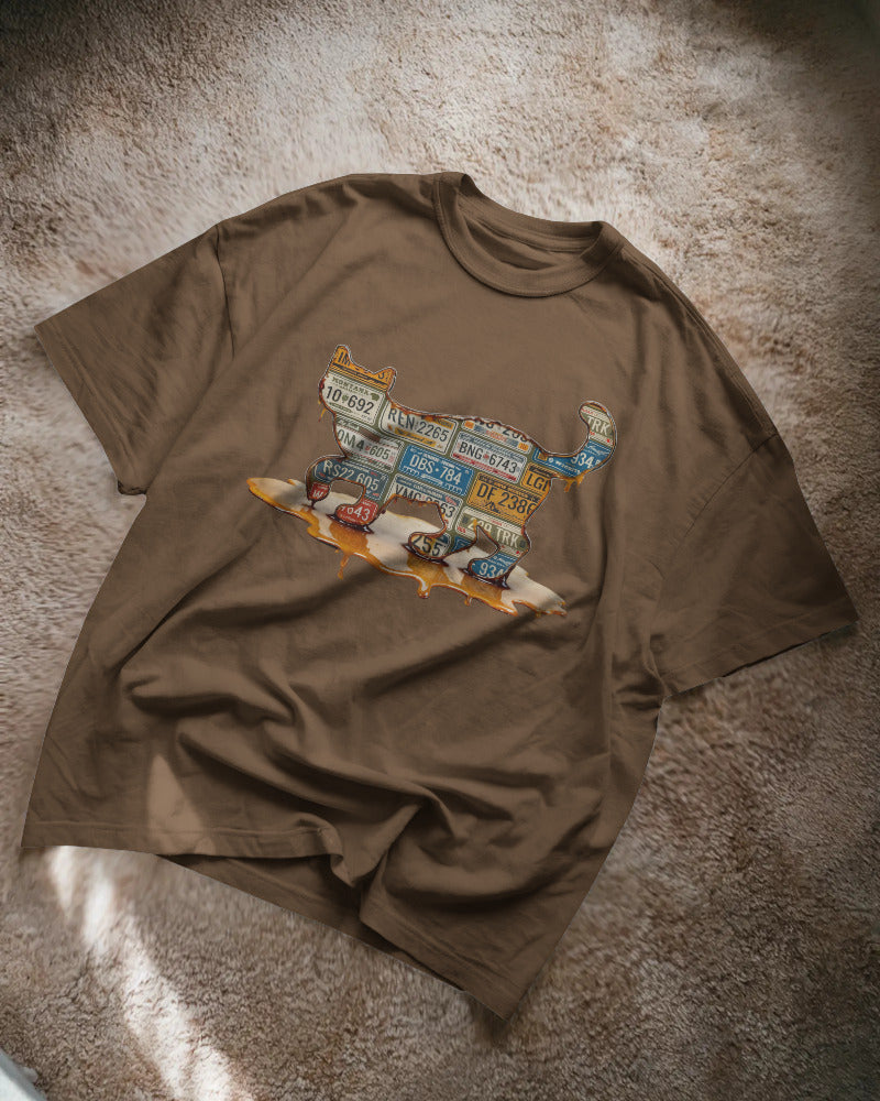 CatyGato Graffiti Cat Organic Cotton T-Shirt 7