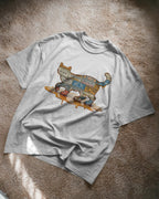CatyGato Graffiti Cat Organic Cotton T-Shirt 7