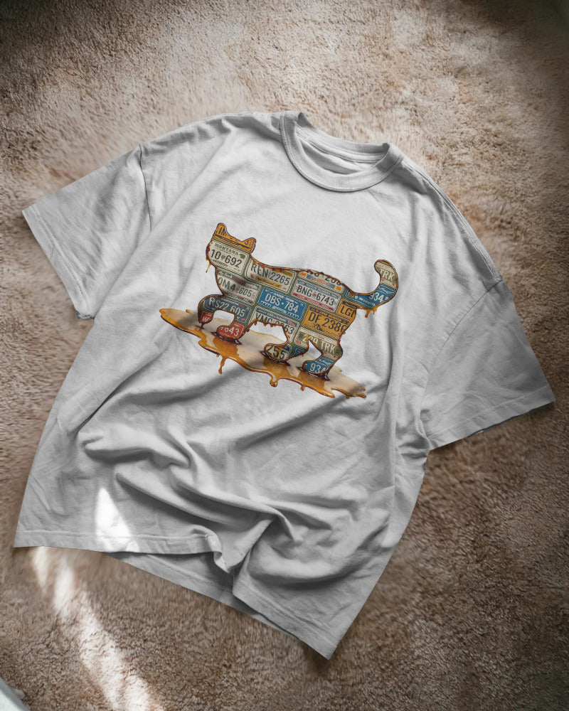 CatyGato Graffiti Cat Organic Cotton T-Shirt 7