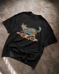 CatyGato Graffiti Cat Organic Cotton T-Shirt 7