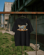 CatyGato Graffiti Cat Organic Cotton T-Shirt 7