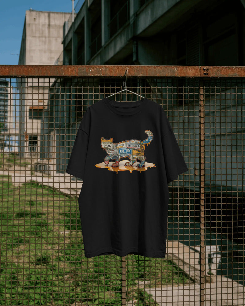 CatyGato Graffiti Cat Organic Cotton T-Shirt 7