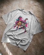 CatyGato Graffiti Cat Organic Cotton T-Shirt 3