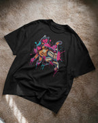 CatyGato Graffiti Cat Organic Cotton T-Shirt 3