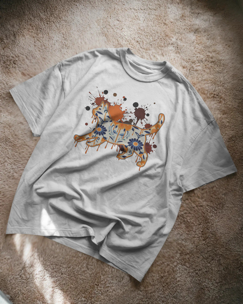 CatyGato Graffiti Cat Organic Cotton T-Shirt 4