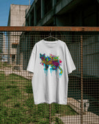 CatyGato Graffiti Cat Organic Cotton T-Shirt 8