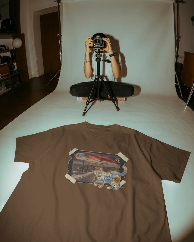 CatyGato Organic Cotton Cats and Photographs T-Shirt 7