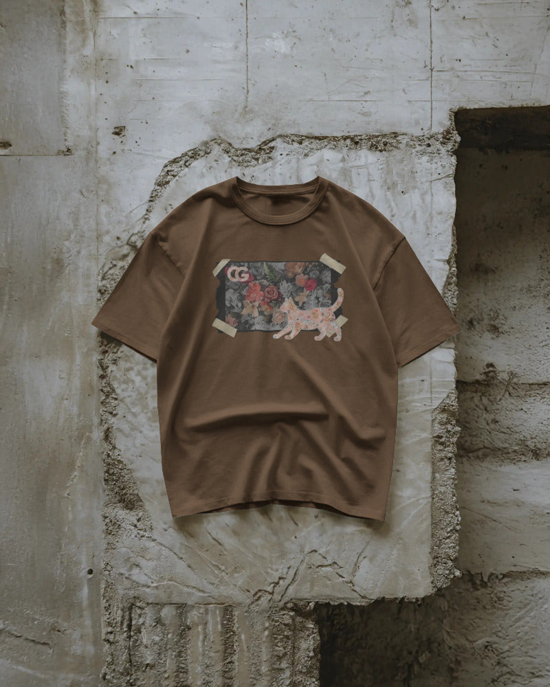 CatyGato Organic Cotton Cats and Photographs T-Shirt 6