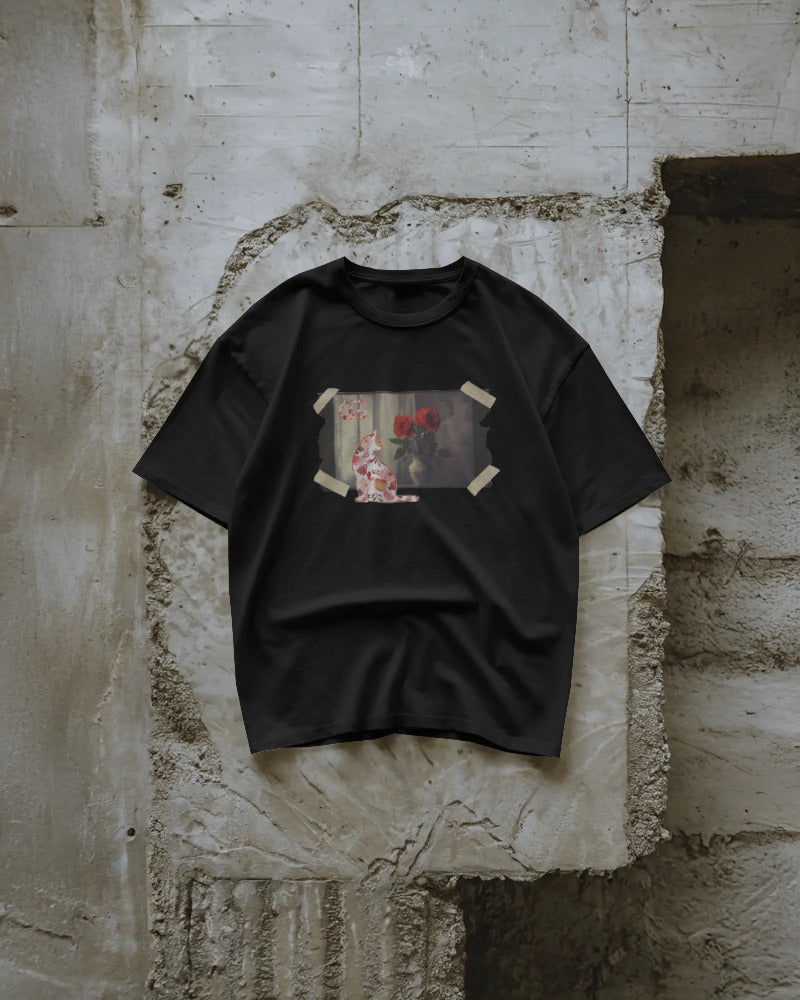 CatyGato Organic Cotton Cats and Photographs T-Shirt 9