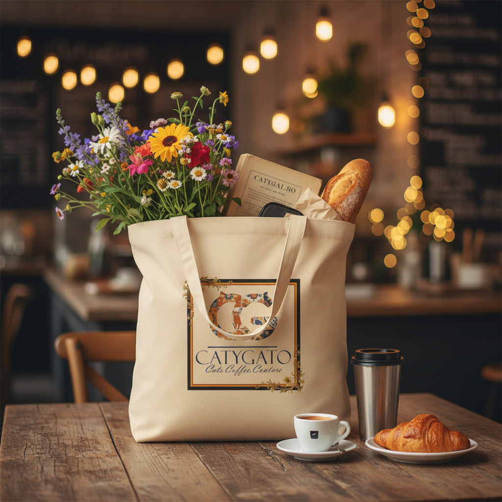 CatyGato Logo Eco Tote Bag 1