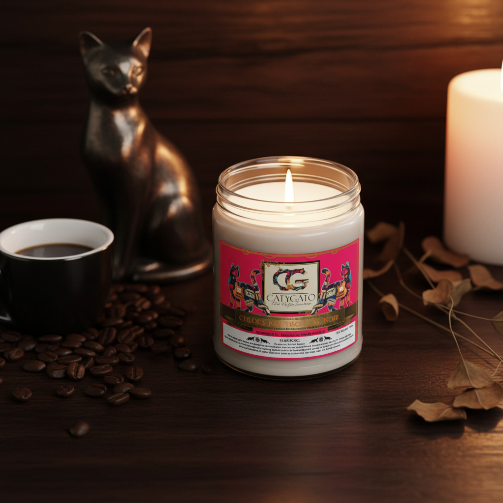 CatyGato Chloe's Sol Tropical Noir 9oz Soy Candle