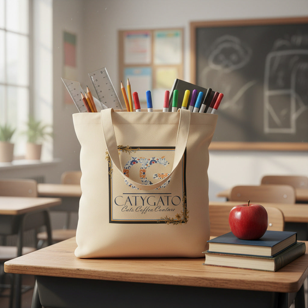 CatyGato Logo Eco Tote Bag 5