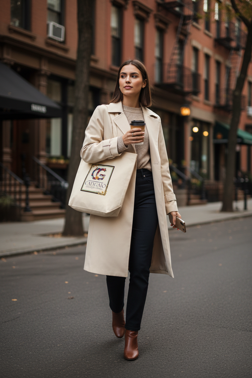 CatyGato Logo Eco Tote Bag 4