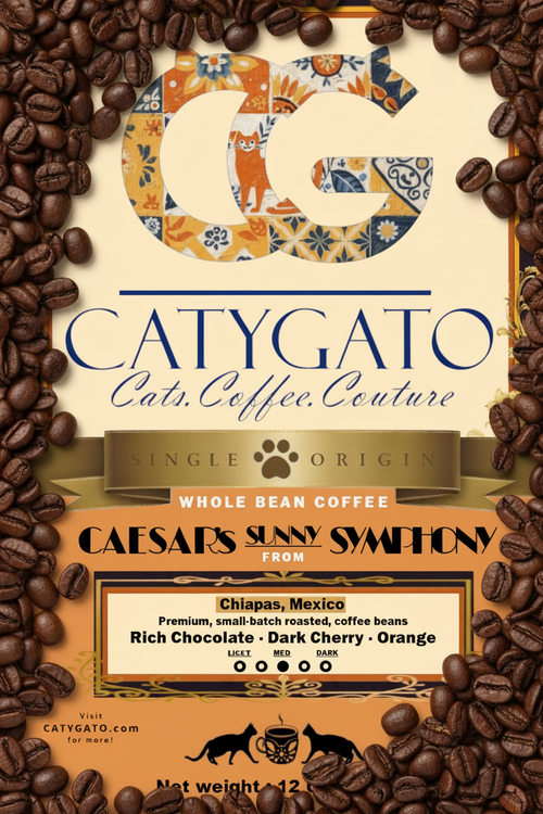 Caesar's Sunny Symphony Single Origin Whole Bean Coffee - 12oz (compostable)
