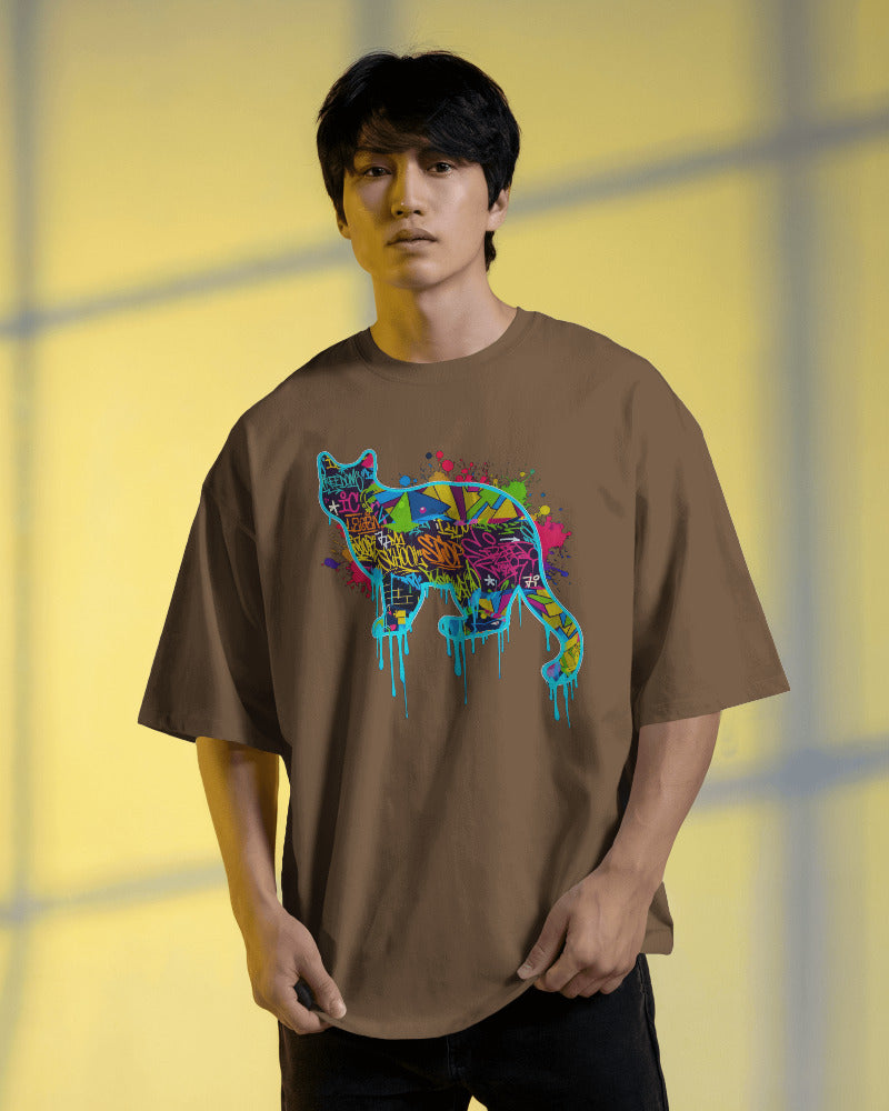 CatyGato Graffiti Cat Organic Cotton T-Shirt 8