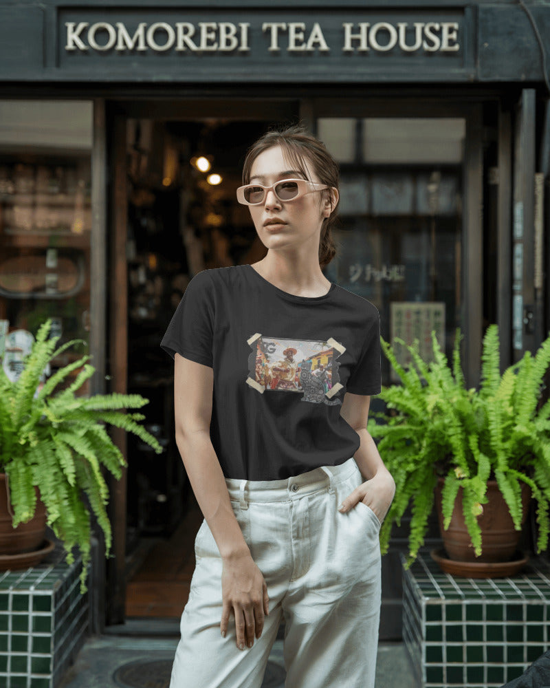 CatyGato Organic Cotton Cats and Photographs T-Shirt 5
