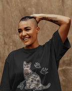 CatyGato Tattoo Inspired Organic Cotton T-Shirt 3