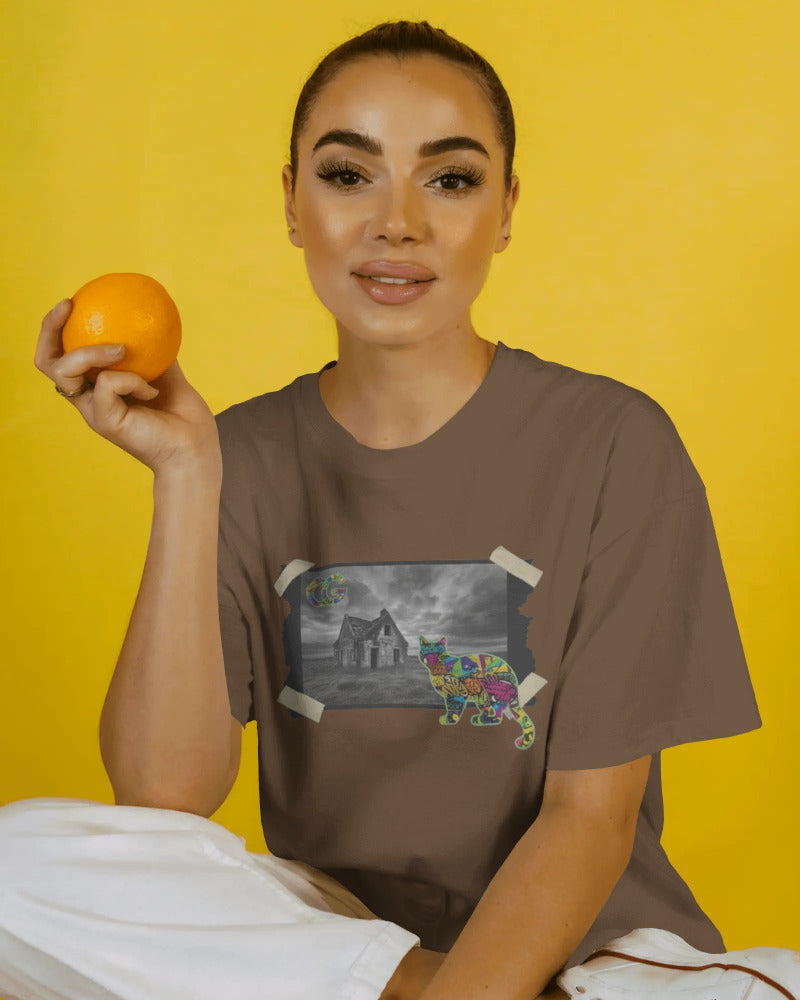CatyGato Organic Cotton Cats and Photographs T-Shirt 8