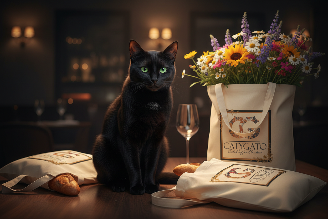 CatyGato Tote Bag Hero Banner