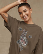 Catygato Tattoo Inspired Organic Cotton T-Shirt 1