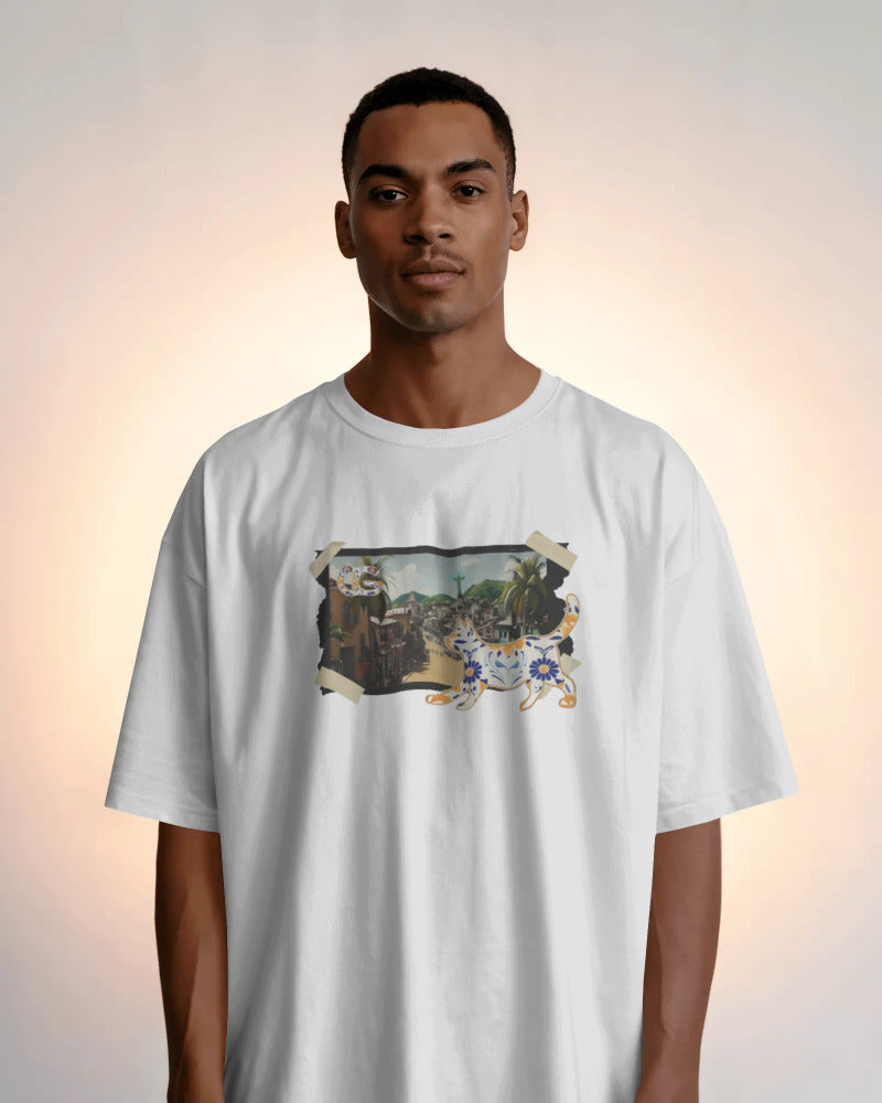 CatyGato Organic Cotton Cats and Photographs T-Shirt 2