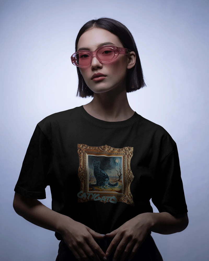 CatyGato Fine Art Inspired Organic Cotton T-Shirt 3