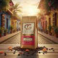 Chloe's Cumbia Cafe 12oz Coffee - Colombian background