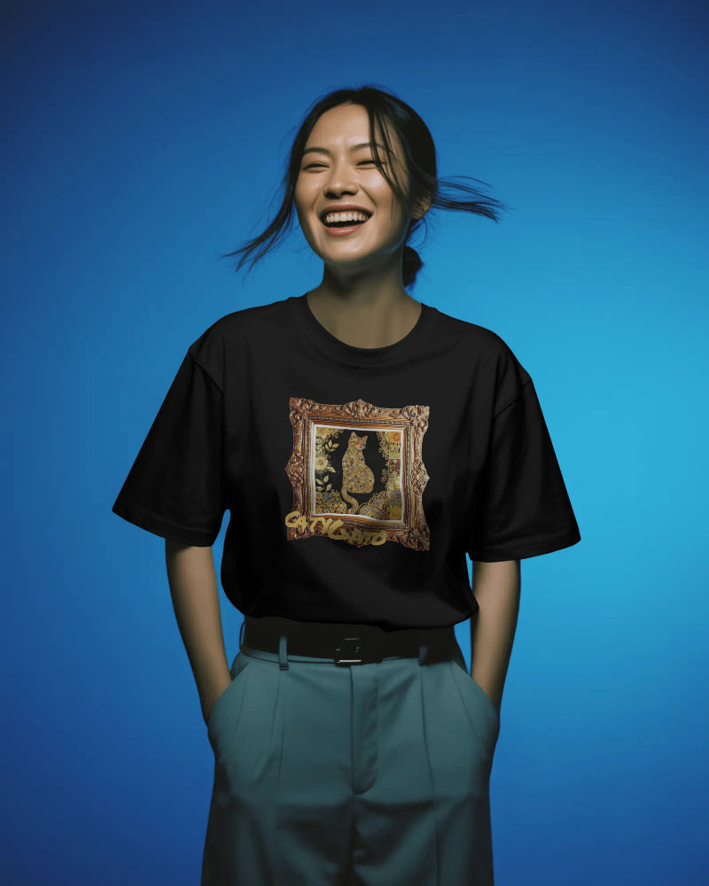 CatyGato Fine Art Inspired Organic Cotton T-Shirt 2