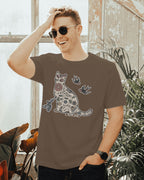 CatyGato Tattoo Inspired Organic Cotton T-Shirt 3