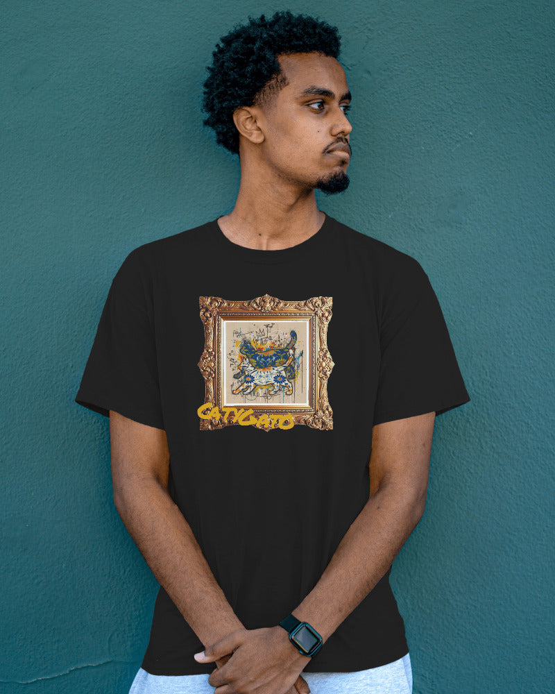 CatyGato Fine Art Inspired Organic Cotton T-Shirt 4