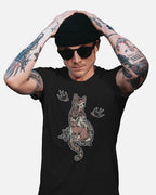 Catygato Tattoo Inspired Organic Cotton T-Shirt 1