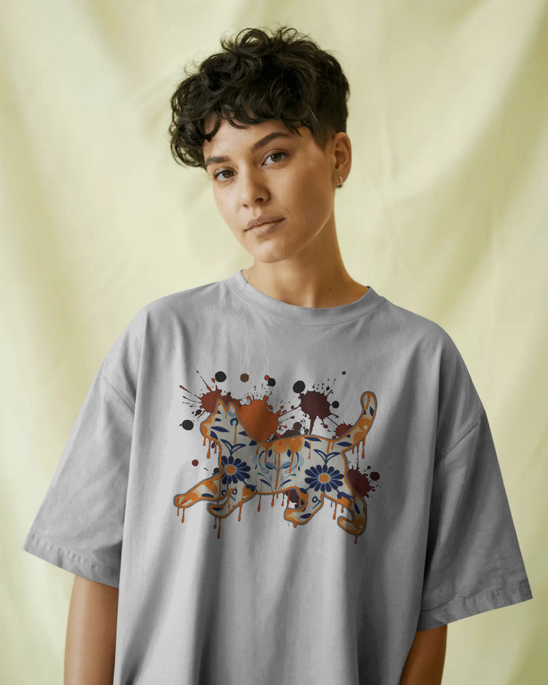 CatyGato Graffiti Cat Organic Cotton T-Shirt 4