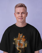 CatyGato Graffiti Cat Organic Cotton T-Shirt 1