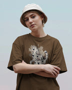 CatyGato Graffiti Cat Organic Cotton T-Shirt 2